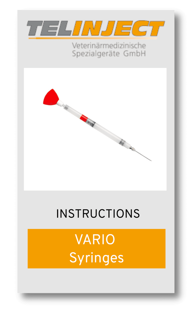 Instructions VARIO Syringes